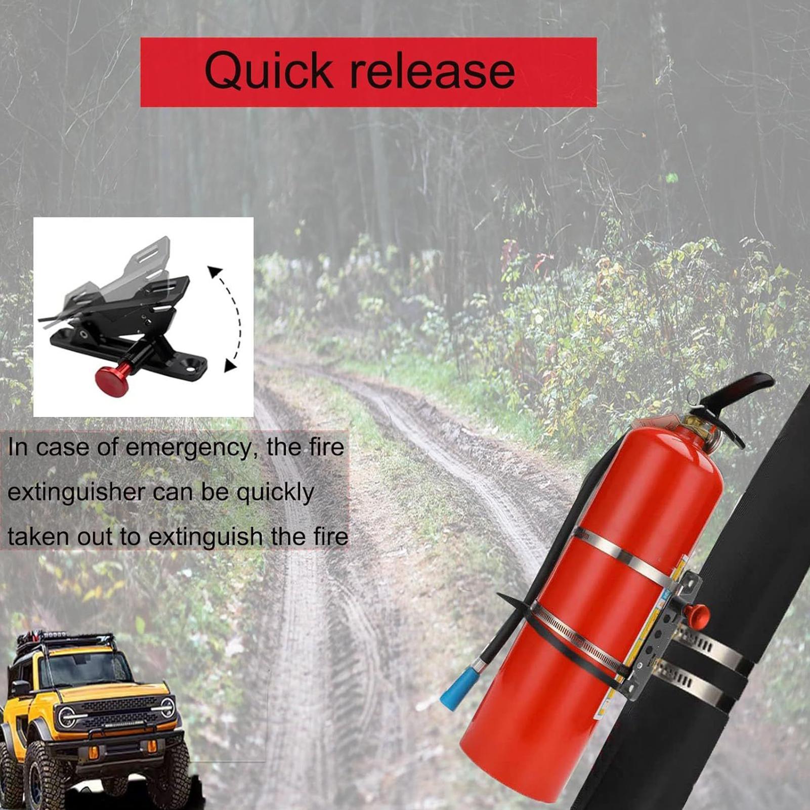 Fire Extinguisher Small - Auto-Feuerlöscher mit Halterung, robuster Feuerlöscher mit